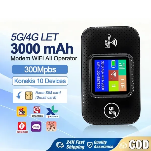 Modem Wifi 5G All Operator SIM Card 300Mbps